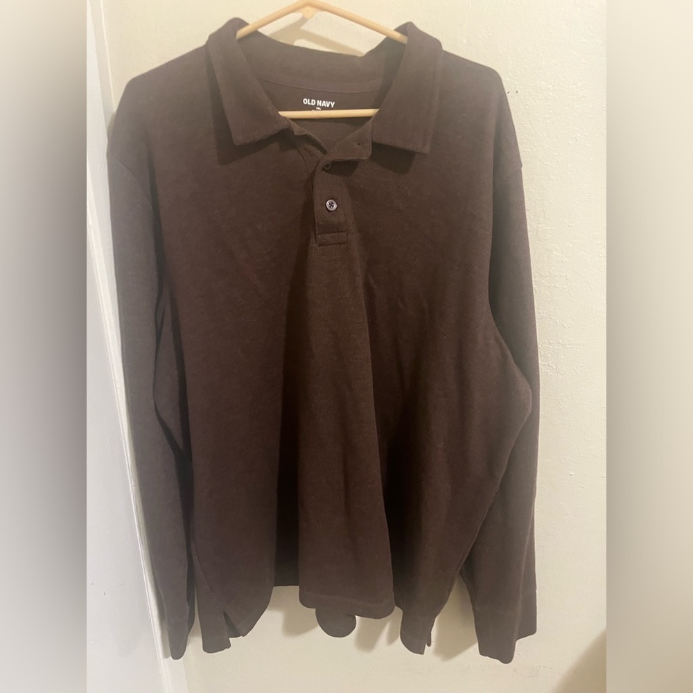 Old Navy Brown Classic Polo Shirt